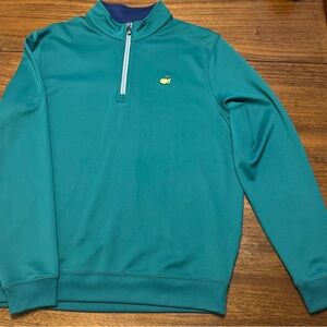 Masters Green 1/4 Zip Pullover